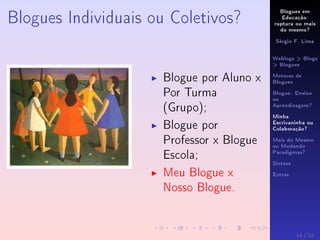 Interdidatica-09 - Blogues Educativos