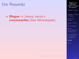 Interdidatica-09 - Blogues Educativos