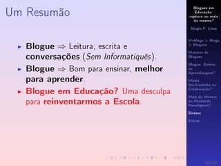 Interdidatica-09 - Blogues Educativos