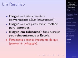 Interdidatica-09 - Blogues Educativos