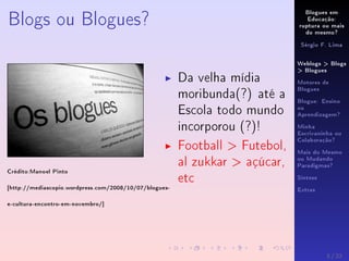 Interdidatica-09 - Blogues Educativos