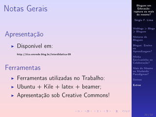 Interdidatica-09 - Blogues Educativos