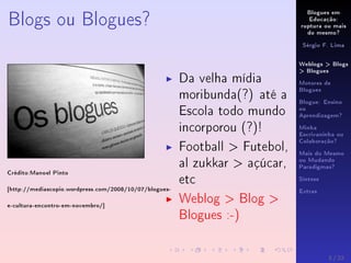 Interdidatica-09 - Blogues Educativos