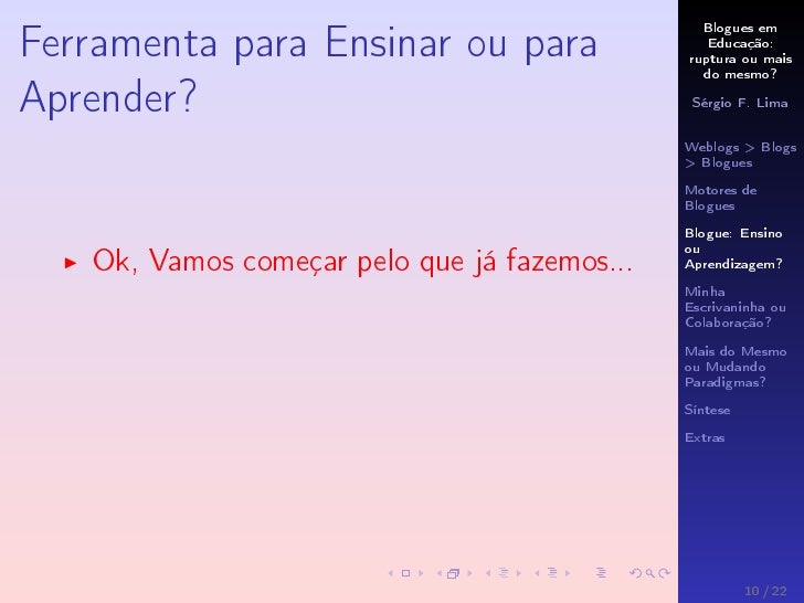 Interdidatica-09 - Blogues Educativos slideshare