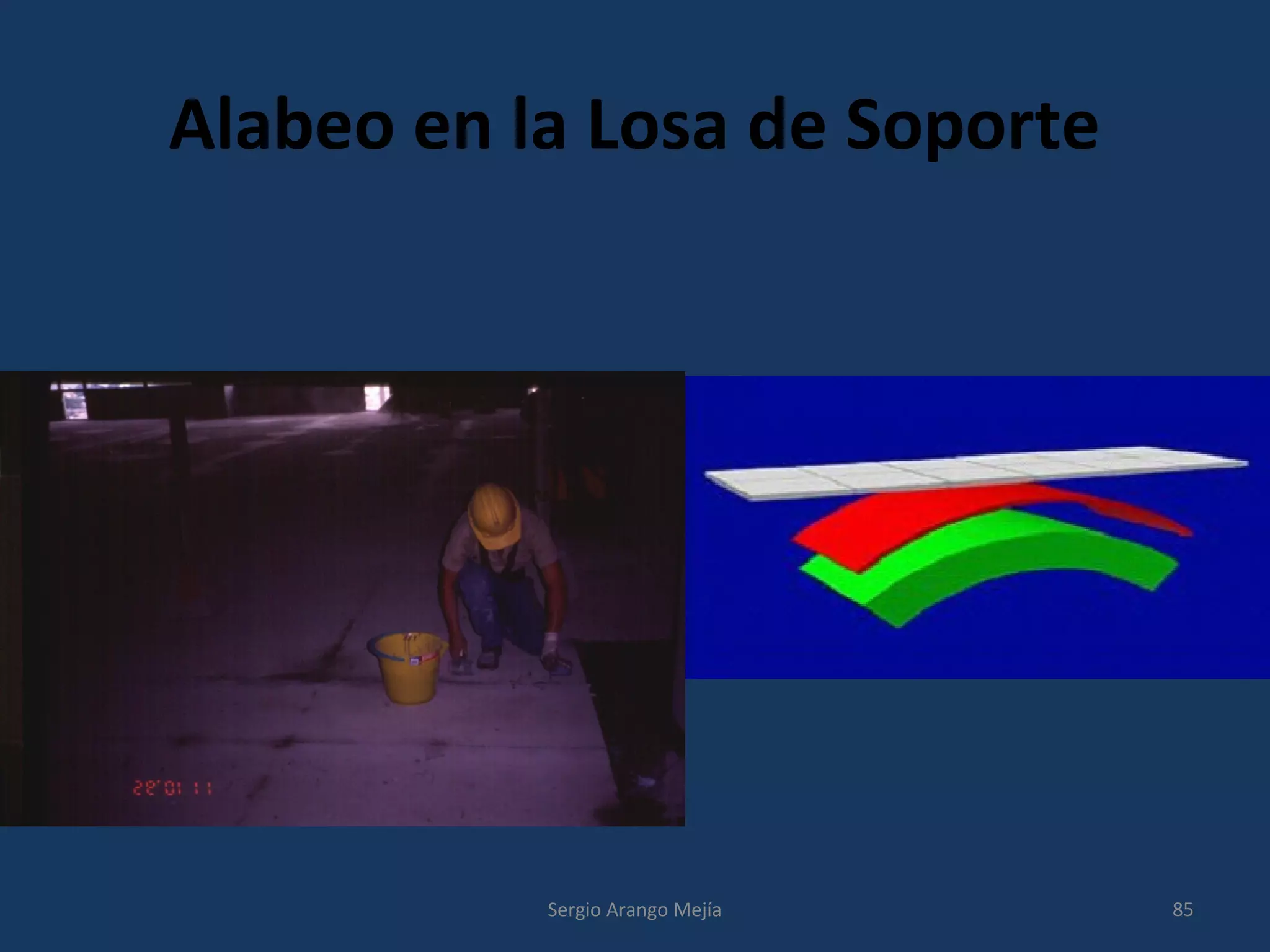 Alabeo en la Losa de Soporte
85Sergio Arango Mejía
 