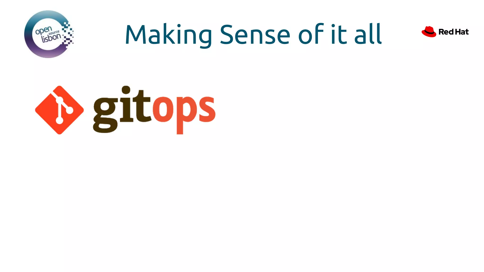 Making Sense of it all
 