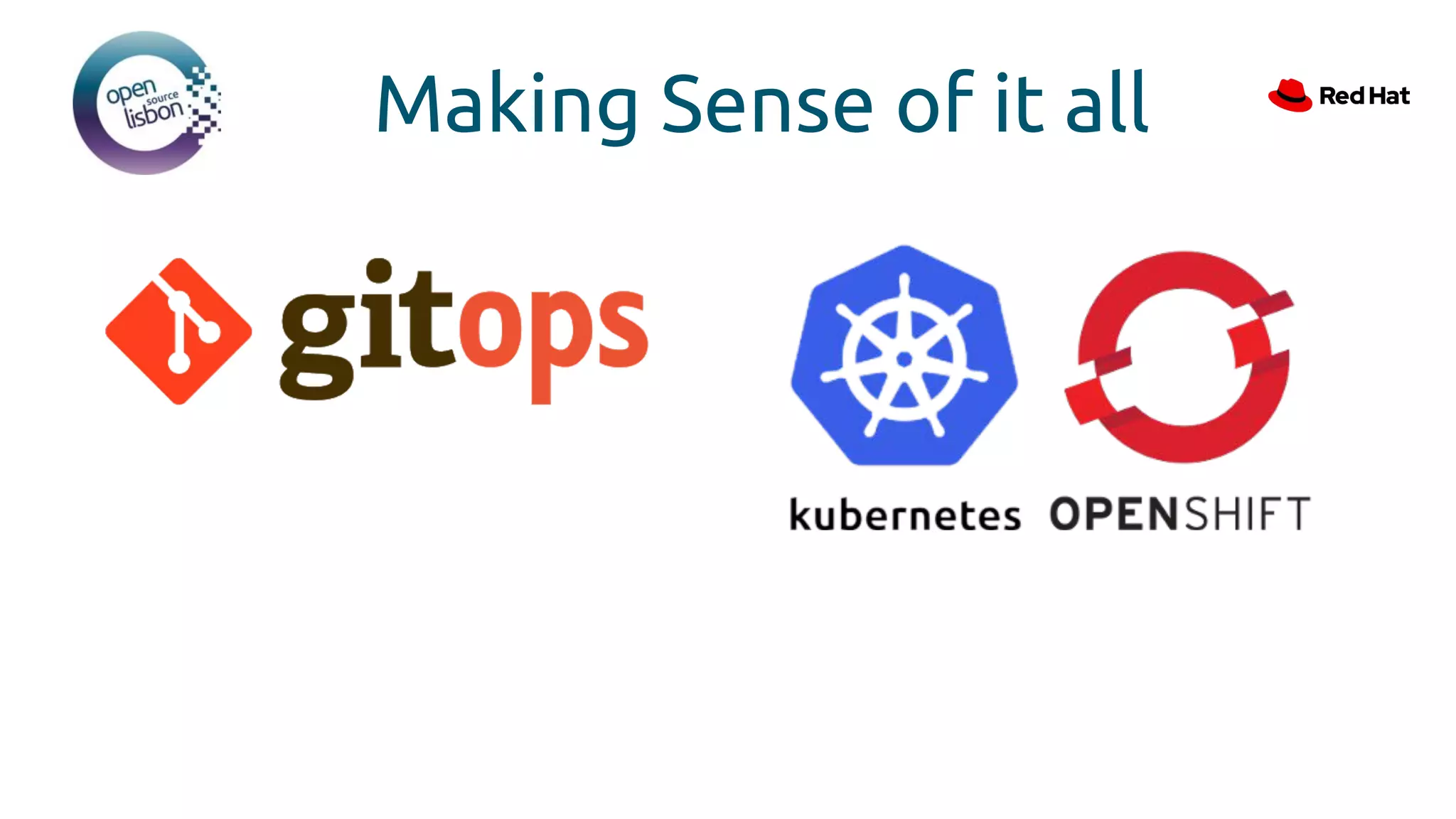 Making Sense of it all
 