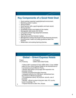 IFC's tourism strategy | PDF