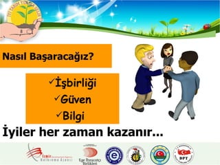 Nasıl Başaracağız? İşbirliği Güven Bilgi   İyiler her zaman kazanır... 
