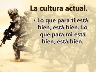 • Lo que para ti está
bien, está bien. Lo
que para mi está
bien, está bien.
 