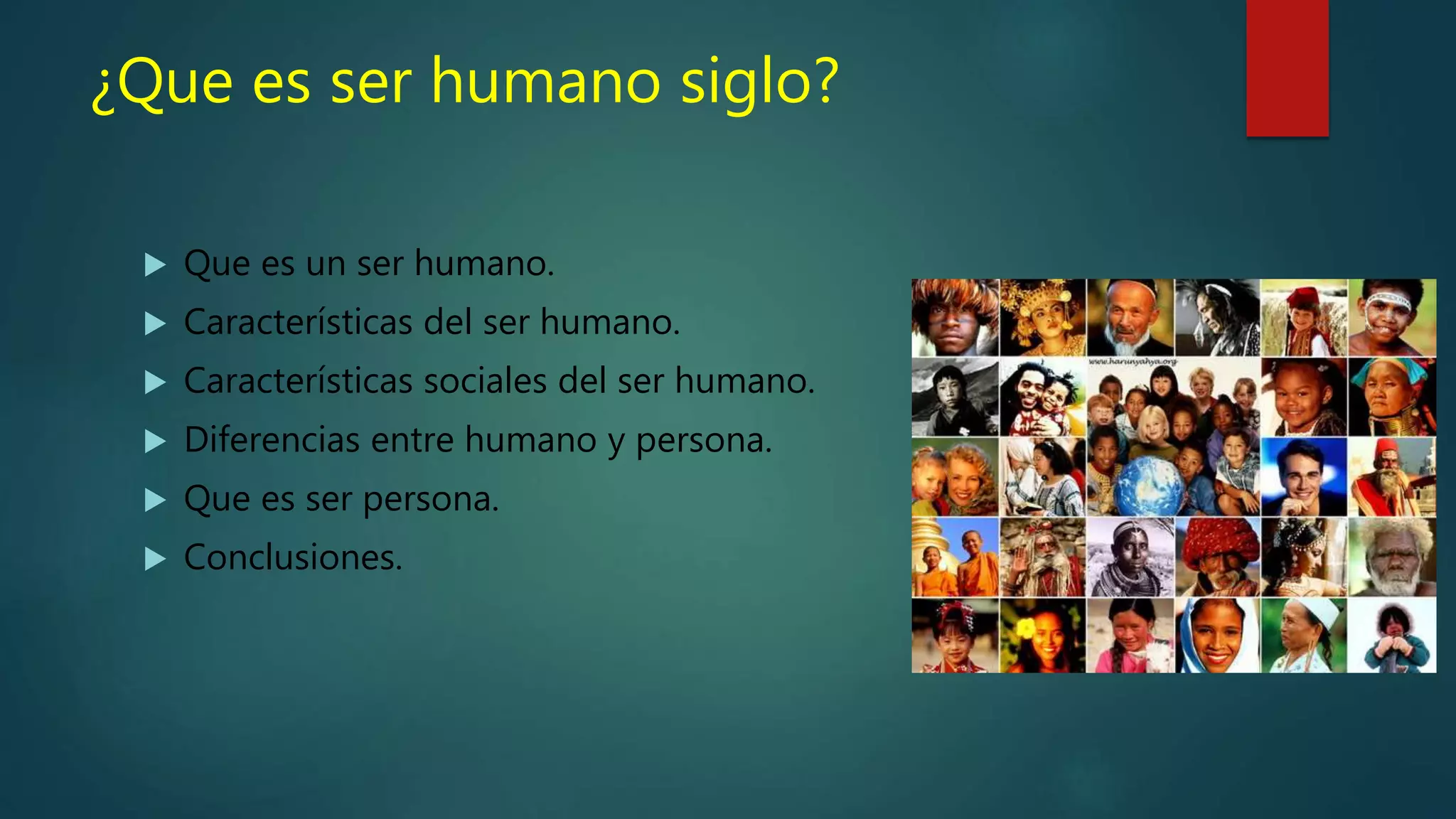 Ser humano | PPSX