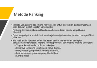 Metode Ranking Procedure Seri 2 webinar menyusun grading jabatan 29-8-2020 by dadang budiaji | PDF