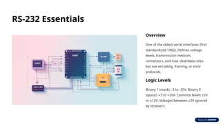 Comprehensive Overview of Serial Bus Technologies and Applications | PPTX