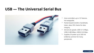 Comprehensive Overview of Serial Bus Technologies and Applications | PPTX