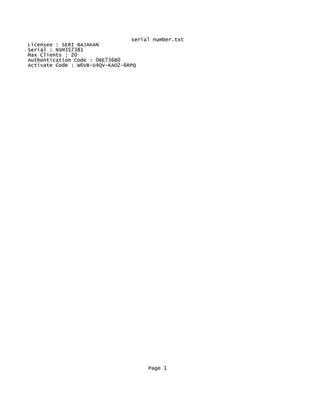 Serial number | PDF