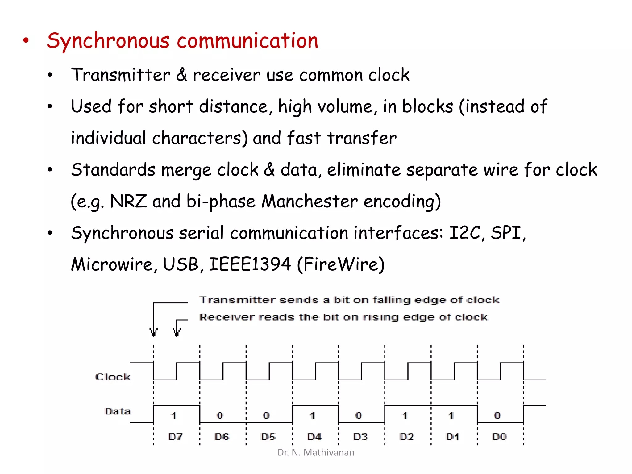 Asynchronous serial communication and standards ppt