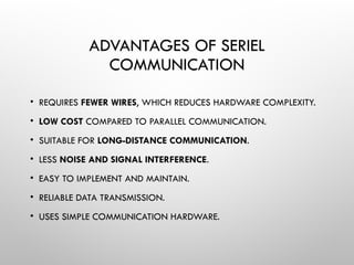 Serial Communocation Modes Comprehensive Overview of Serial Communication: Modes, Types, and ...