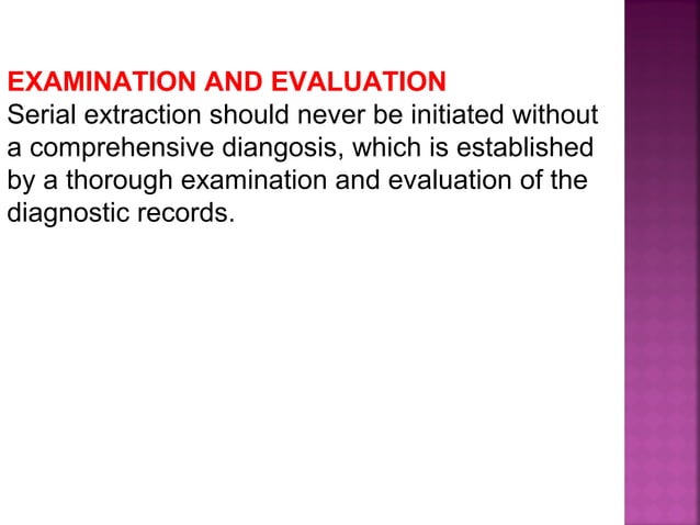 Serial extraction in orthodontic | PPT | Dental Health | Diseases and ...