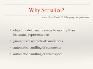 Serializing EMF models with Xtext | PDF