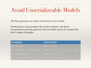 Serializing EMF models with Xtext | PDF