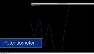 Potentiometer
Wednesday, July 17, 13
 