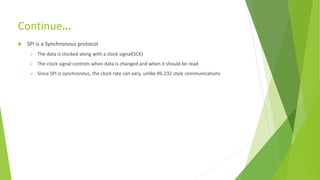 Serial Peripheral Interface | PPTX