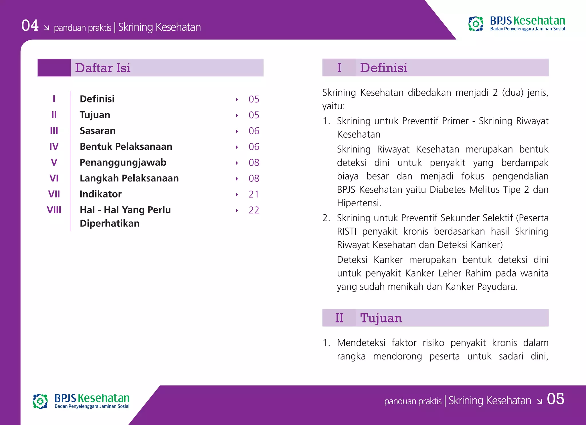 Seri bpjs kesehatan skrining kesehatan | PDF