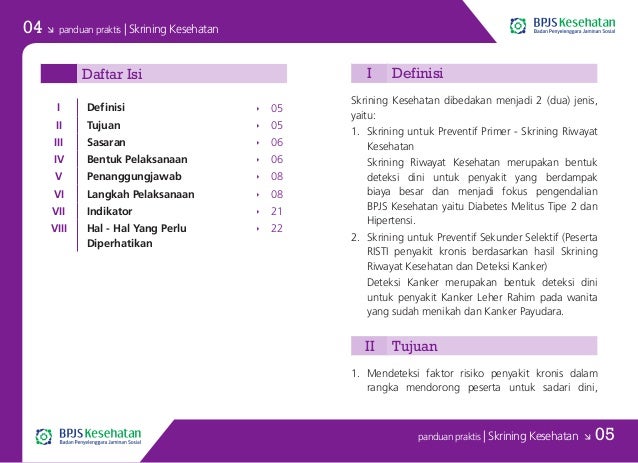 Seri bpjs kesehatan skrining kesehatan