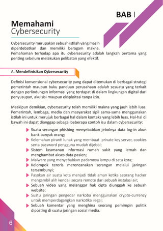 Seri buku literasi digital kebijakan cybersecurity dalam perspektif