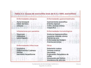 Fundamentos de Hematología, Guillermo J.
Arguelles 4a edición.
 