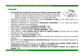 La Doctrina Social de la Iglesia en dialogo con... La Familia!!! | PDF