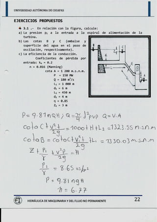 Serie ejercicios hidraulica maquinarias