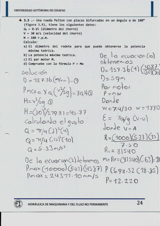 Serie ejercicios hidraulica maquinarias