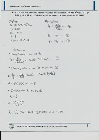 Serie ejercicios hidraulica maquinarias