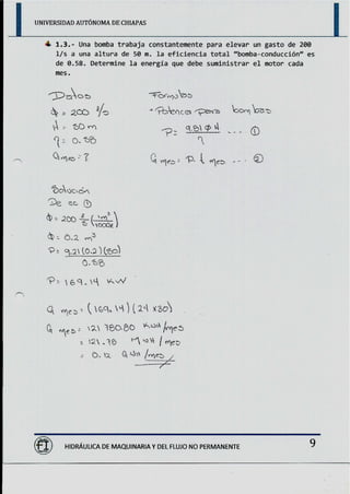 Serie ejercicios hidraulica maquinarias