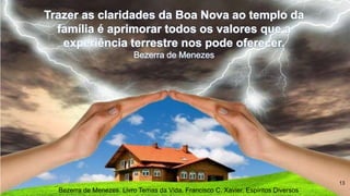 Bezerra de Menezes. Livro Temas da Vida, Francisco C. Xavier, Espíritos Diversos
13
 