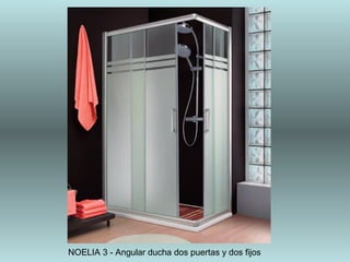 NOELIA 3 - Angular ducha dos puertas y dos fijos
 