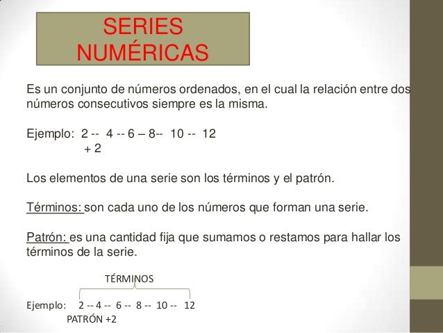 Serie numérica