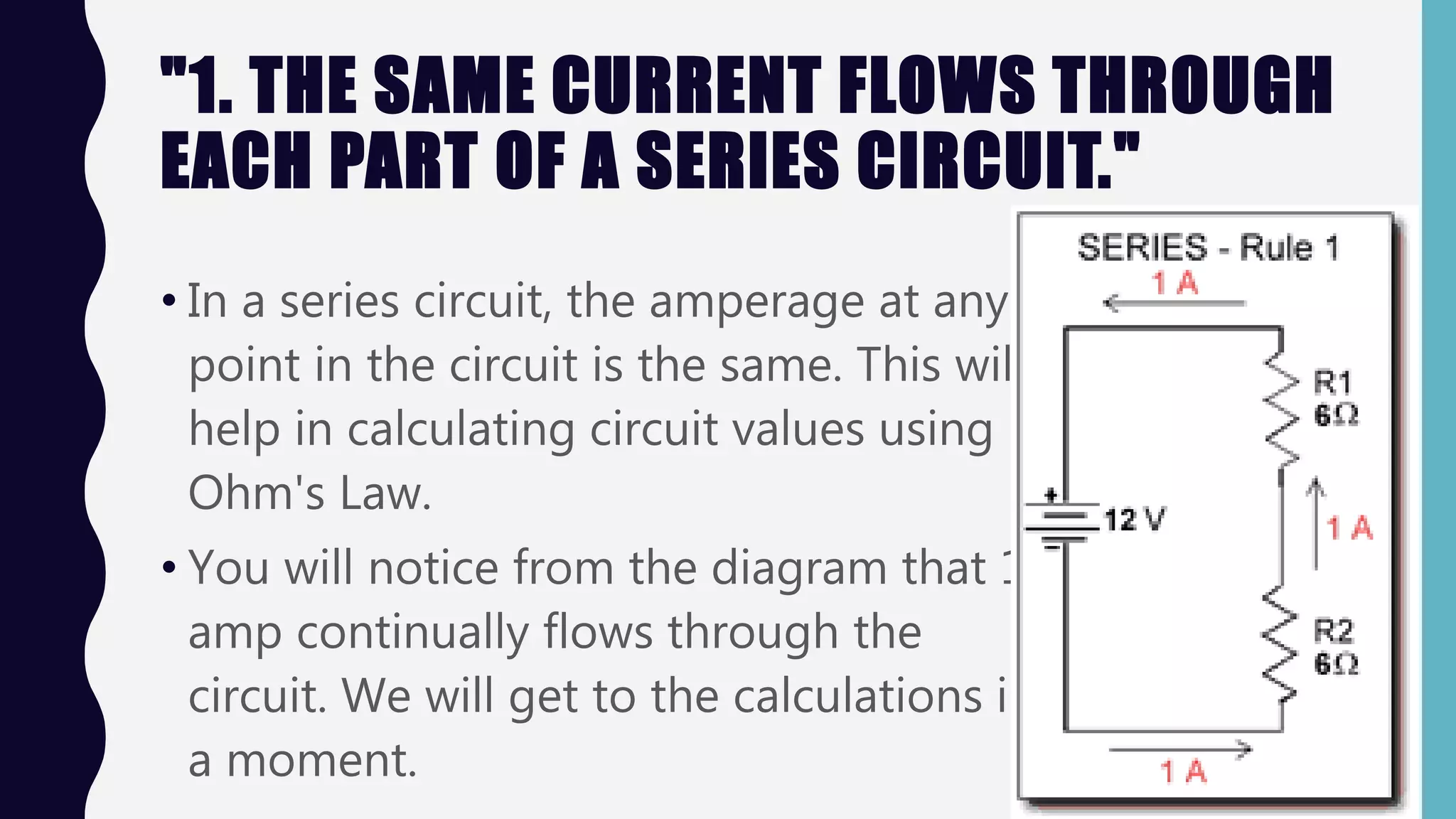 ELECTRONICS 10: SERIES CIRCUIT | PPTX