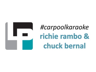 #carpoolkaraoke
 