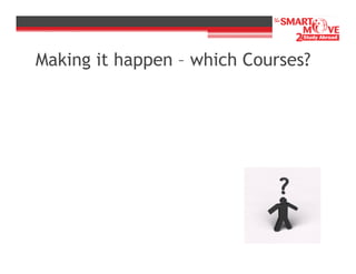 Making it happen – which Courses?

 