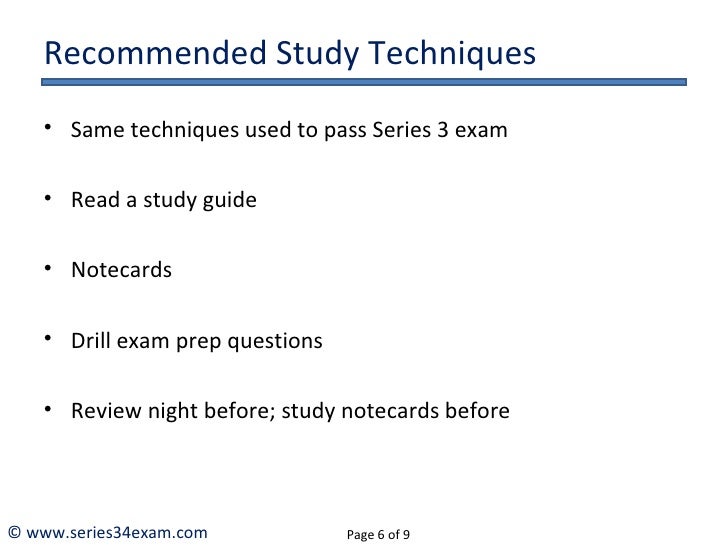 Series 34 forex exam