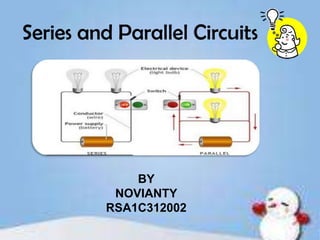 Series and Parallel Circuits

BY
NOVIANTY
RSA1C312002

 