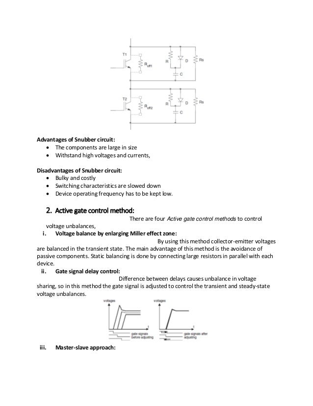 Series and parallel connection of igbt