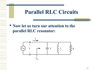 Series and parallel resonators | PPT