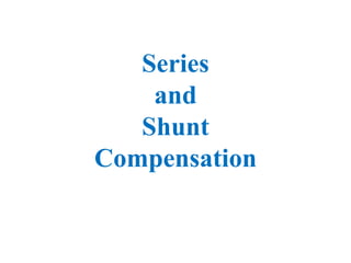 Series
and
Shunt
Compensation
 