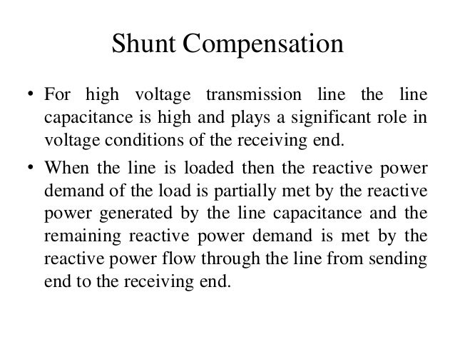 Series Shunt Compensation And Facts Devices