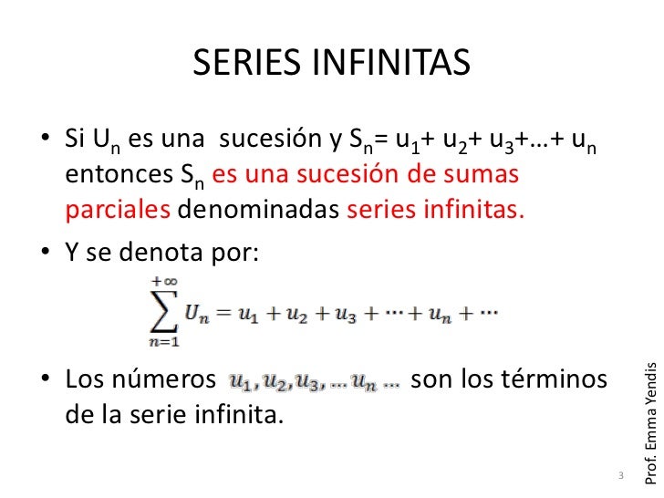 Series infinitas