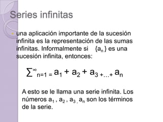 Series infinitas | PPTX