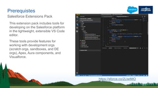 Créer et gérer une scratch org avec Visual Studio Code | PPTX